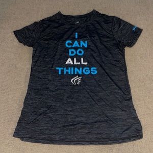i can do all things through christ dri-fit t-shirt